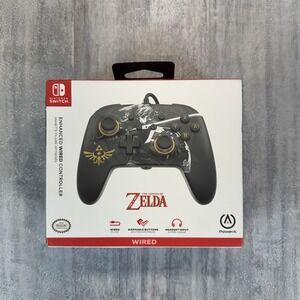 PowerA Enhanced Wired Controller *ZELDA BATTLE-READY LINK EDITION* (Switch) New
